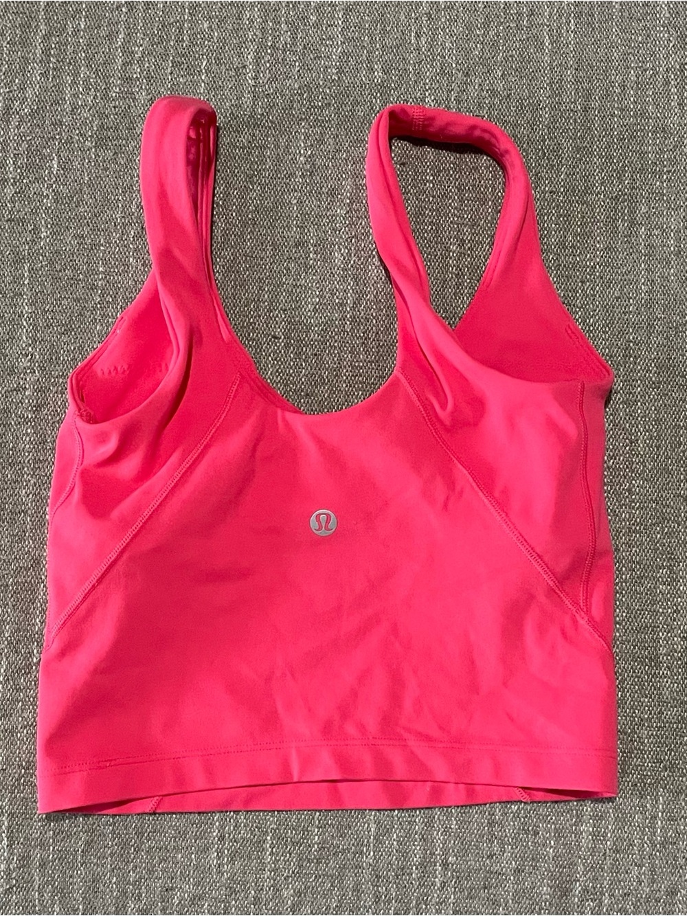 lululemon athletica Hot Pink Sports Bra - Supportive Racerback Crop